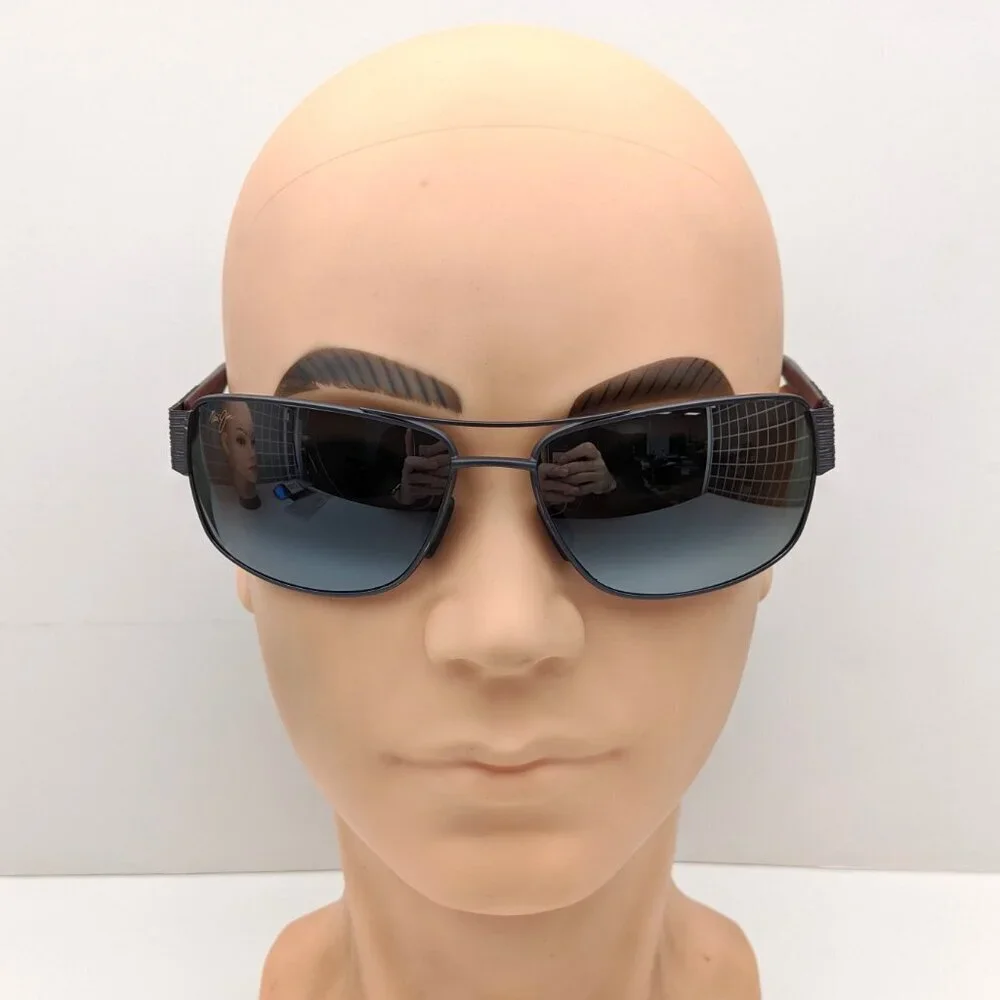 🕶️Made in Italy! Maui Jim OHIA MJ703-02S Pol. Sunglasses 63/17/135 | ALC417🕶️